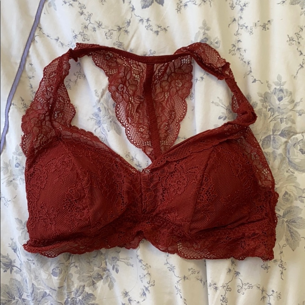 Racerback Maroon Bralette